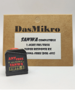 DASMIKRO DSK-492i FH5 COMPATIBLE ANTENNA-FREE RECEIVER FOR SANWA FH-5 M17 MT-5 MT-R FHSS-5