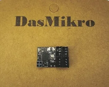DASMIKRO FUTABA F-4G NANO 4CH TOWER ANTENNA RECEIVER DSK-404B