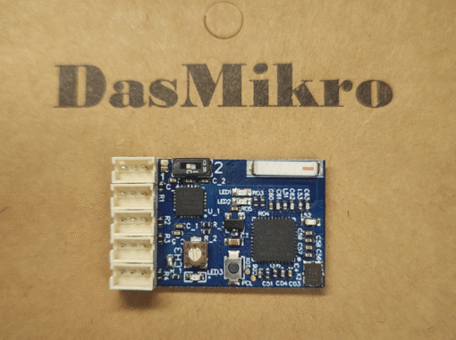 DASMIKRO SANWA NANO ANTENNA-FREE 4CH GYRO RECEIVER FH-4 FH-3 DSK-141
