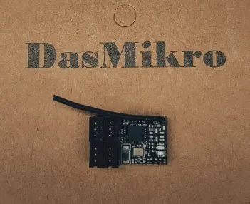 DASMIKRO FUTABA F-4G NANO 4CH ANTENNA RECEIVER DSK-405B - Image 5