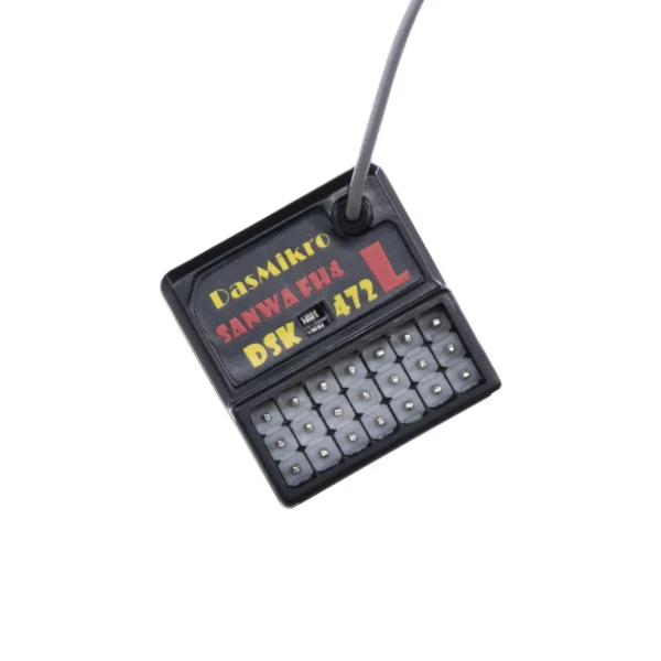 DASMIKRO DSK-472L FH4 COMPATIBLE LONG ANTENNA RECEIVER FOR SANWA FH4 M17 M12S M12