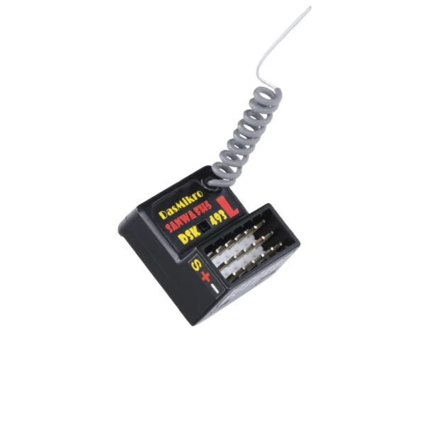 DASMIKRO DSK-493L FH5 COMPATIBLE LONG ANTENNA RECEIVER FOR SANWA FH-5 M17 MT-5 MT-R FHSS-5 - Image 3