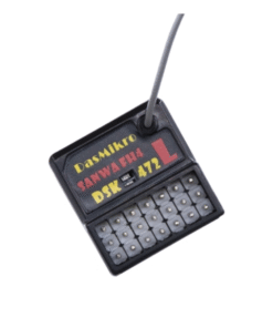 DASMIKRO FUTABA F-4G SUPER RESPONSE LONG ANTENNA 4CH RECEIVER DSK-404L FUTABA 10PX