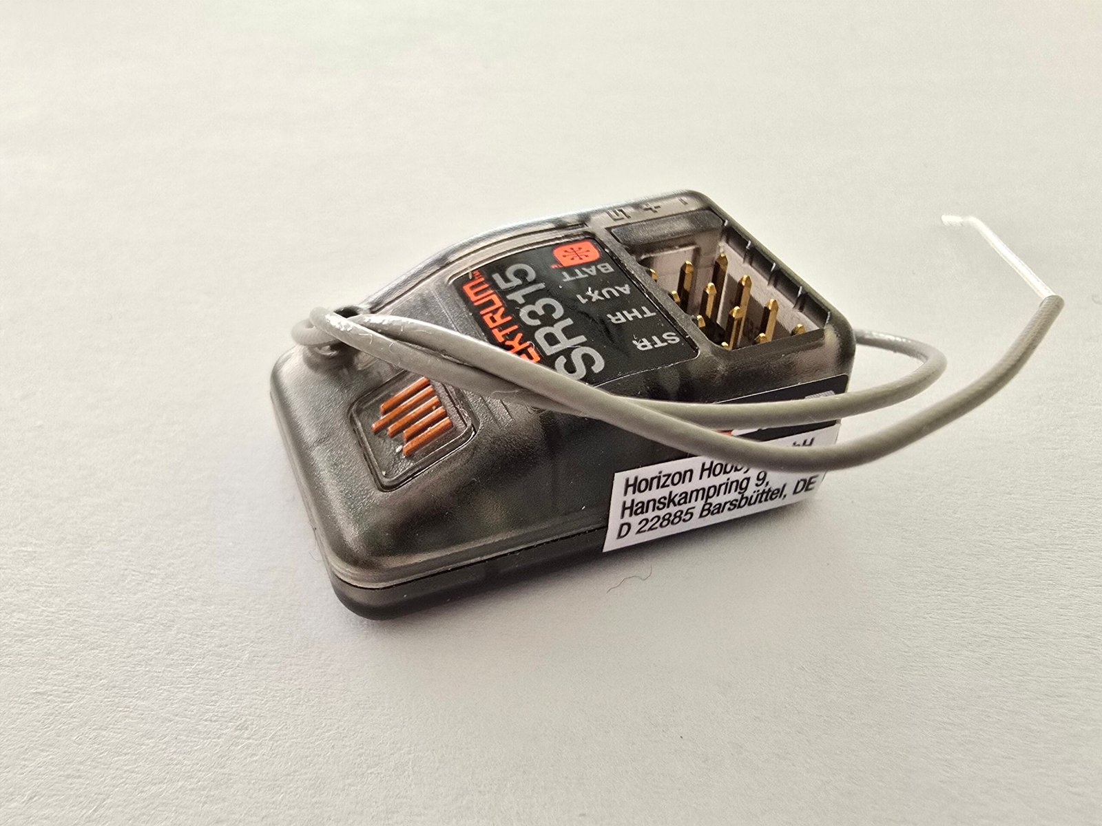 Spektrum Product - SR315 3-Channel DSMR Sport Receiver - Spektrum Item No. SPMSR315 - Image 4