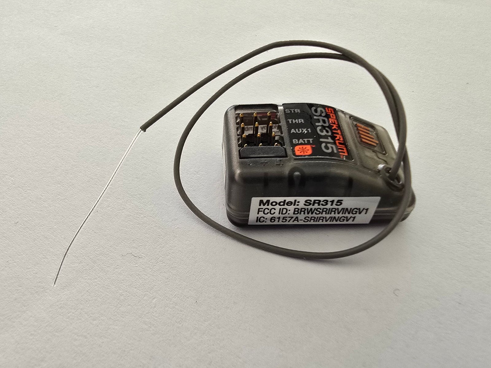 Spektrum Product - SR315 3-Channel DSMR Sport Receiver - Spektrum Item No. SPMSR315 - Image 6