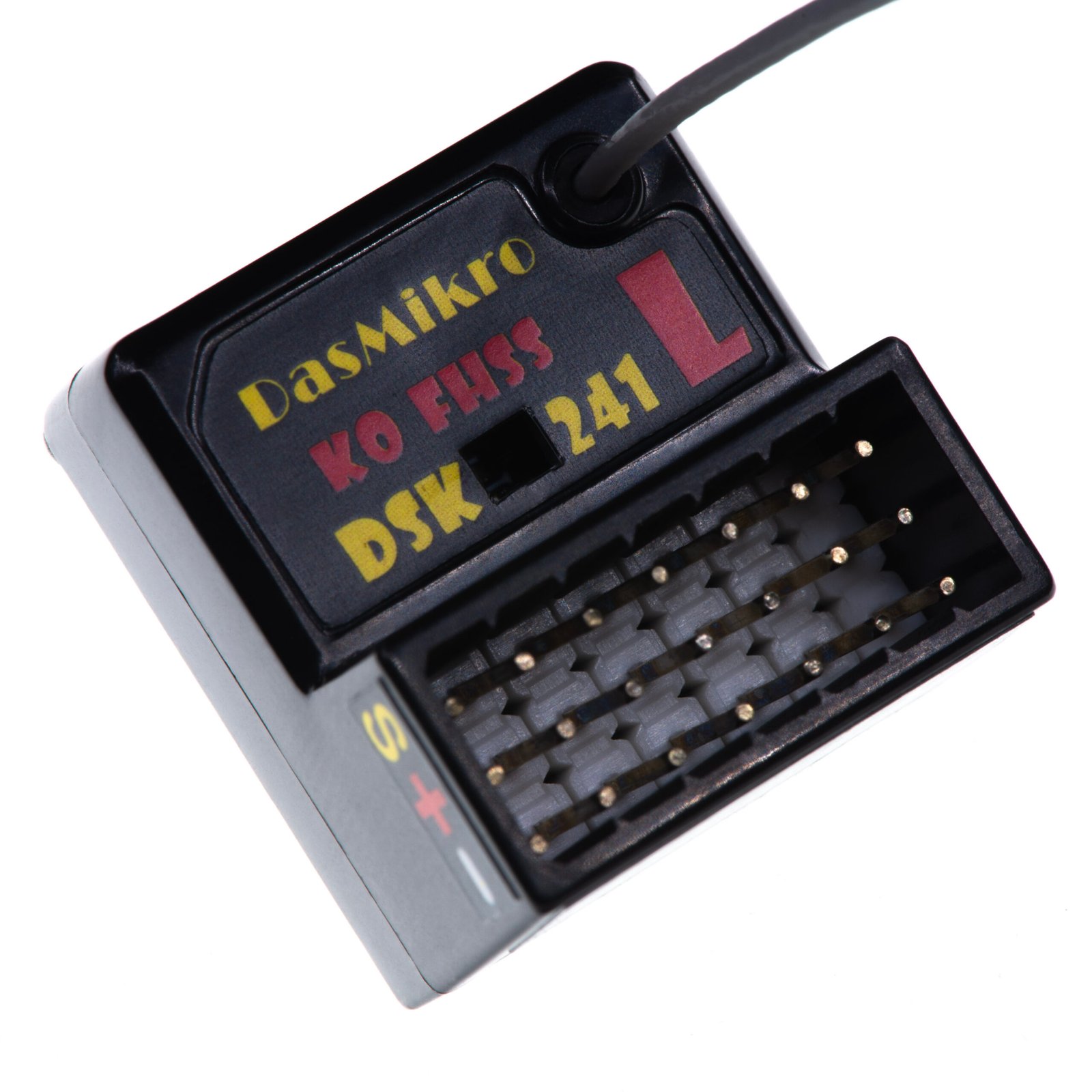 DASMIKRO KO FHSS SUPER RESPONSE LONG ANTENNA 4CH RECEIVER DSK-241LL